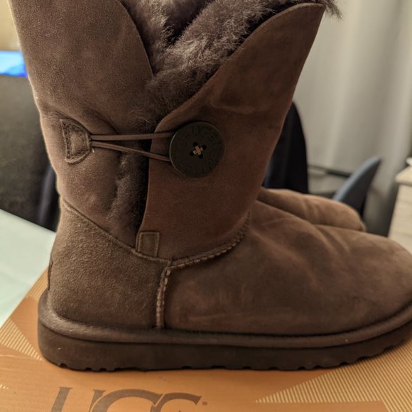 UGG Boots Women UGG Bailey Button Sheepskin Winter Boots 5803 - Picture 7 of 9